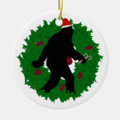 kerstvierkant keramisch ornament (Voorkant)