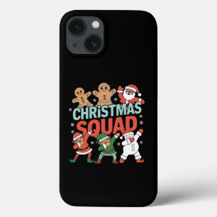 kerstvierkant kerstkerstkerstkerstman met Elf-fami Case-Mate iPhone Case