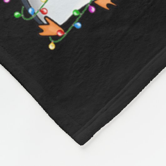 kerstvierkant kerstkerstkerstkerstman met Elf-fami Fleece Deken (Hoek)