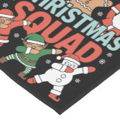 kerstvierkant kerstkerstkerstkerstman met Elf-fami Korte Tafelloper (Hoek)