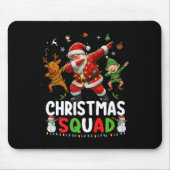 kerstvierkant kerstkerstkerstkerstman met Elf-fami Muismat (Voorkant)