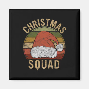 kerstvierkant kostuum Gift Santa Matking Family Magneet