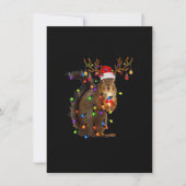 kerstvierkant lampje kaart (Voorkant)