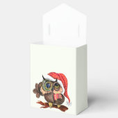 kerstvierkant met Baby met cadeau Bedankdoosjes (Geopend)