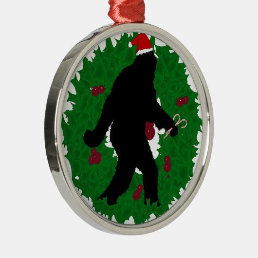 kerstvierkant metalen ornament (Rechts)