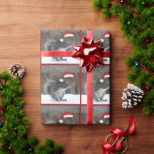 kerstvierkant omslagpapier