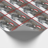 kerstvierkant omslagpapier cadeaupapier (Hoek)