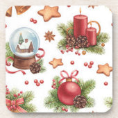 kerstvierkant Onderzetter (Voorkant)