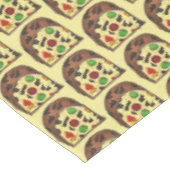 kerstvierkant, roestcake, feestdag tafelkleed (Gekanteld)