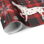 kerstvierkant Roodpaard Gepersonaliseerd Cadeaupapier (Rol Hoek)