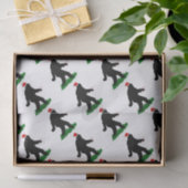 kerstvierkant - Squatchin' met snoepkanen Tissuepapier (Geschenk)