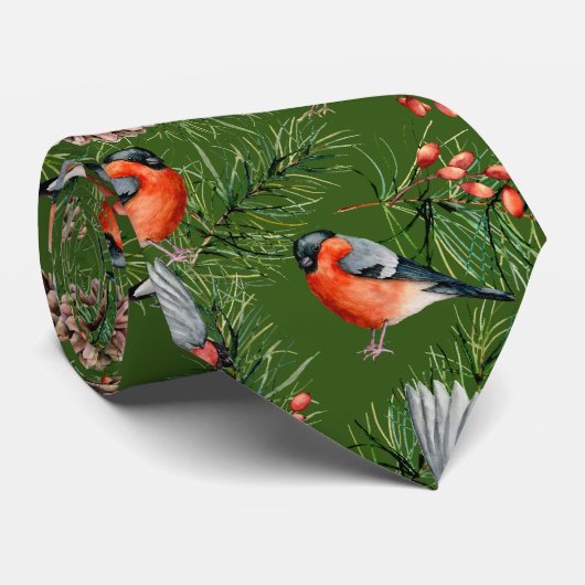 kerstvierkant stropdas (Opgerold)