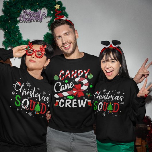 kerstvierkant t-shirt