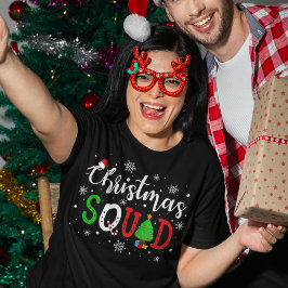 kerstvierkant t-shirt