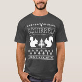 kerstvierkant t-shirt (Voorkant)