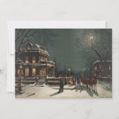 kerstvieslantje Gepersonaliseerd kerst Feestdagenkaart (Voorkant)