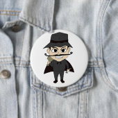 Kerstvillain Ronde Button 4,0 Cm (In situ)