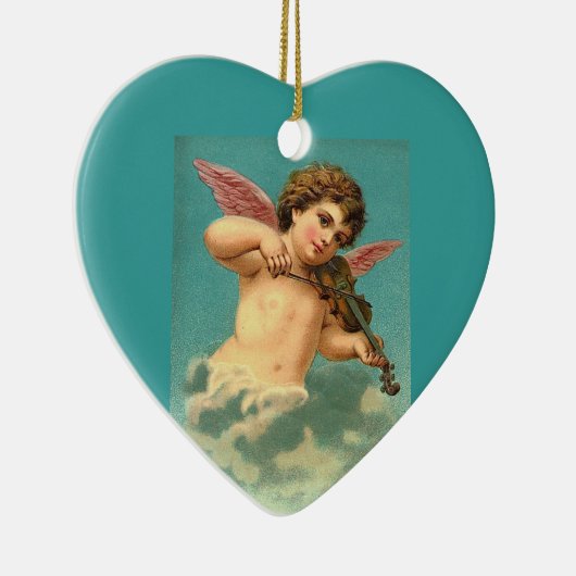 kerstVintage Angel Blessings Ornament (Rechts)