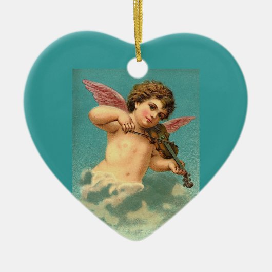 kerstVintage Angel Blessings Ornament (Voorkant)