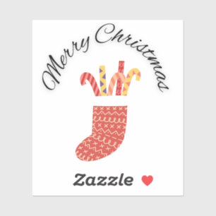 kerstvinylstickers sticker