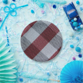 kerstvioolbuffelpatroon papieren bordje (Feest)