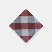 kerstvioolbuffelpatroon servet (Hoek)