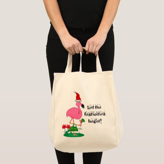 kerstvioolCanvas tas (Voorkant (product))