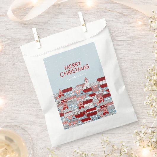 kerstvioolholiday Favor Bags Bedankzakje (Geknipt)