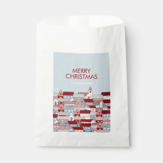 kerstvioolholiday Favor Bags Bedankzakje (Voorkant)