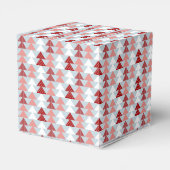 kerstvioolholiday Pattern Favor Box Bedankdoosjes (Achterkant)