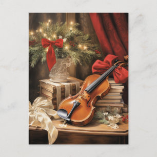 Kerstvioolmuziek Briefkaart