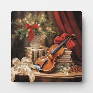 Kerstvioolmuziek Fotoplaat