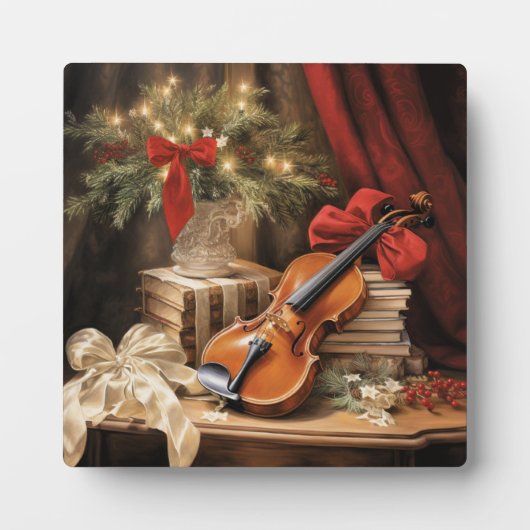 Kerstvioolmuziek Fotoplaat (Voorkant)