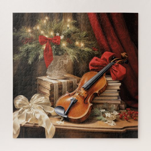 Kerstvioolmuziek Legpuzzel (Verticaal)