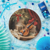 Kerstvioolmuziek Papieren Bordje (Feest)
