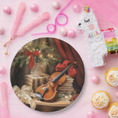 Kerstvioolmuziek Papieren Bordje (Feest)