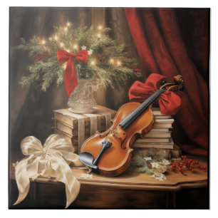 Kerstvioolmuziek Tegeltje