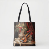 Kerstvioolmuziek Tote Bag (Voorkant)