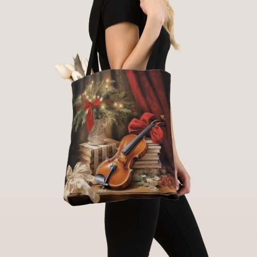 Kerstvioolmuziek Tote Bag (Dichtbij)
