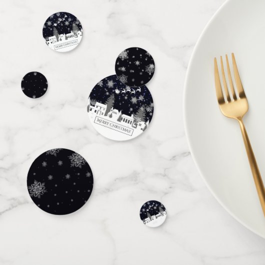 kerstviooltafel-Confetti Confetti (Groep)