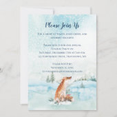 kerstvips sneeuwlandschap Fir Trees Kaart (Voorkant)