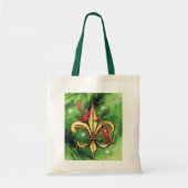 Kerstvis en vlooiing tote bag (Voorkant)