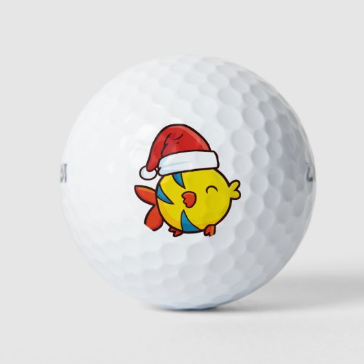 kerstvis golfballen (Voorkant)