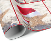 Kerstvis in de zand cadeaupapier (Rol Hoek)