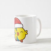 kerstvis koffiemok (Voorkant rechts)