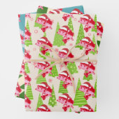 Kerstvis Santa Hat Funny Vist Inpakpapier Vel (In situ)