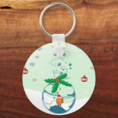 kerstvis sleutelhanger (Voorkant)