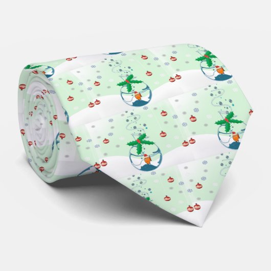 kerstvis stropdas (Opgerold)