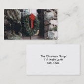 kerstVisitekaartje Visitekaartje (Voorkant / Achterkant)