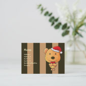 kerstVisitekaartje Visitekaartje (Staand voorkant)